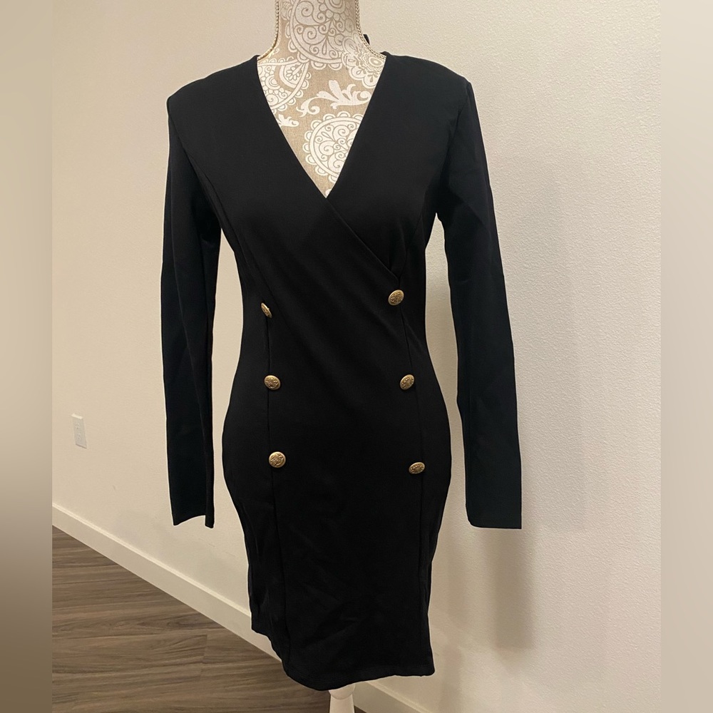 Black classy dress